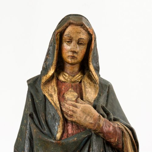Mondsichel-Madonna. 


Maria Immaculata
Lindenholz polychrom gefasst.19. Jh.Unde&hellip;