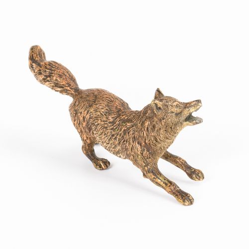 Fuchs Wiener Bronze. 


Wiener Bronze: Fuchs
Bronze polychrom gefasst.H 4,5 cm, &hellip;