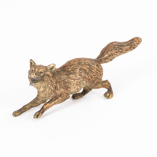 Fuchs Wiener Bronze. 


Wiener Bronze: Fuchs
Bronze polychrom gefasst.H 4,5 cm, &hellip;