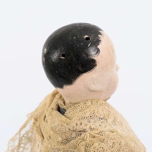 Biedermeierpuppe als Braut. 

Muñeca Biedermeier como novia
Mediados del siglo X&hellip;