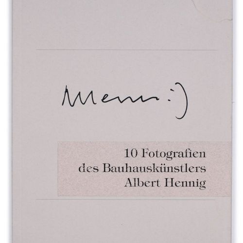 Null Albert Hennig "Albert Hennig. 10 fotografías del artista de la Bauhaus ". 1&hellip;