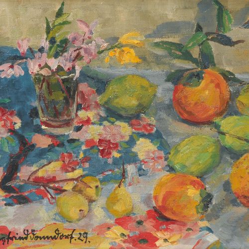 Null Siegfried Donndorf，柑橘类水果的静物。1929.
Siegfried Donndorf1900年马格德堡附近的Salbke - 19&hellip;