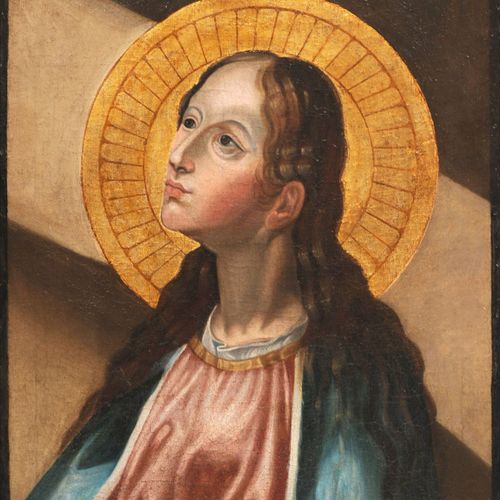 Null Artista sconosciuto, raffigurazione di una santa (Maddalena?). XVII o inizi&hellip;