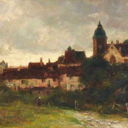 Null Hermann Schmidtmann, View of a small town. Probably early 20th century.
Her&hellip;