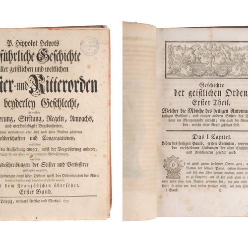 Null Pierre Hippolyt Hélyot "Detailed History of Allergeistlichen und weltlichen&hellip;