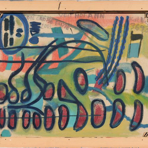 Null 维特-霍夫曼《大开眼界》。2003年。
Veit Hofmann 1944年德累斯顿。

布面油画。右侧有 "VH "字样，有日期。背面是另一幅油画素&hellip;