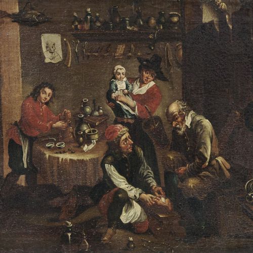 Null David Teniers el Joven (después), Tratamiento de un enfermo de los pies en &hellip;