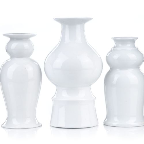 Null Three baluster-shaped vases. Regina Junge. 2nd half of the 20th century.
Re&hellip;