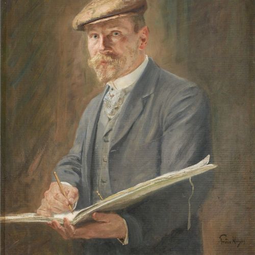 Null Friedrich Wilhelm Theodor Heyser, Autoportrait. Probablement les années 189&hellip;