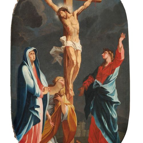 Null South German painter (?), Crucifixion of Christ. 1st half 18th c.
Oil on ca&hellip;