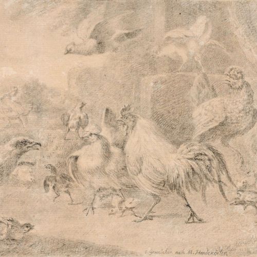 Null 塞缪尔-格拉尼彻，《骑兵群》/《在铁匠铺》/《猎物鸟和鸡群》。大约1800年。
Samuel Gränicher1758年之前，Zofingen - &hellip;