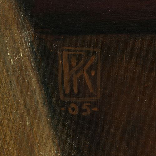 Null Monogrammist P.K. (evtl. Philipp Kahm), Jugendbildnis von Flora Falgner und&hellip;