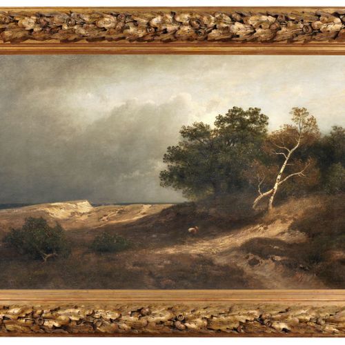 Null Heinrich Vosberg, lande avec randonneur et orage à venir. 1877.
Heinrich Vo&hellip;