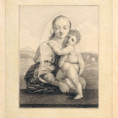 Null Otto Gehler, Italian Madonna with Child. 1814.
Otto Gehler1762 Leipzig - 18&hellip;