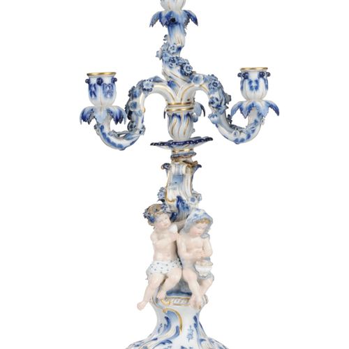 Null Candlestick with two cupids as autumn and winter. Ernst August Leuteritz fo&hellip;