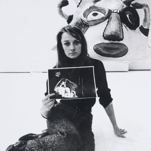 Null Candid Lang "Niki" (Portrait Niki de Saint Phalle). Probably 1960s. 
 Candi&hellip;