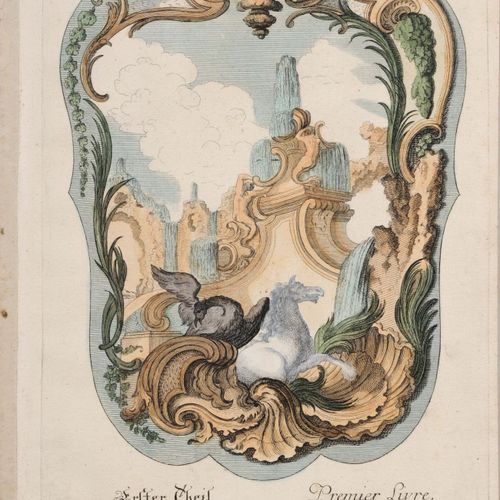 Null 皮埃尔-埃德蒙-巴贝尔和其他艺术家的作品，12幅洛可可风格的建筑背景的插图。1750/1775.
Pierre Edmé Babel1720 Pari&hellip;