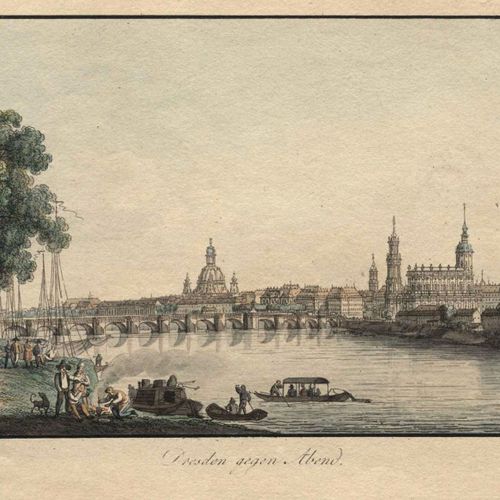 Null Johann Carl August Richter "Dresda verso sera". Circa 1830.
Johann Carl Aug&hellip;