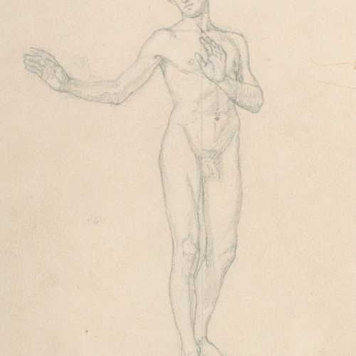 Null 卡尔-戈特利布-佩舍尔（署名），五幅裸体研究。19世纪。
Carl Gottlieb Peschel1798 Dresden - 1879 ibid.&hellip;