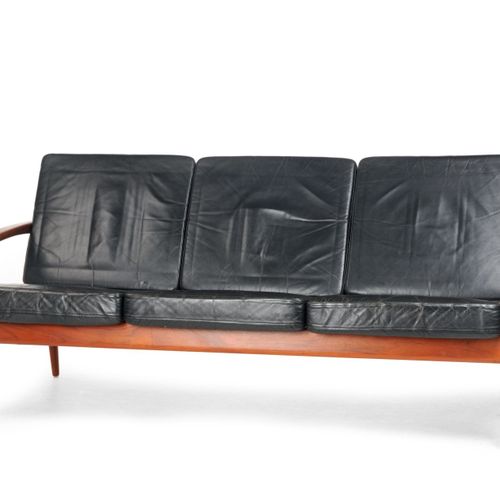Null Sofa "Modell 121" aus der "Paper Knife"-Serie. Kai Kristiansen für Magnus O&hellip;