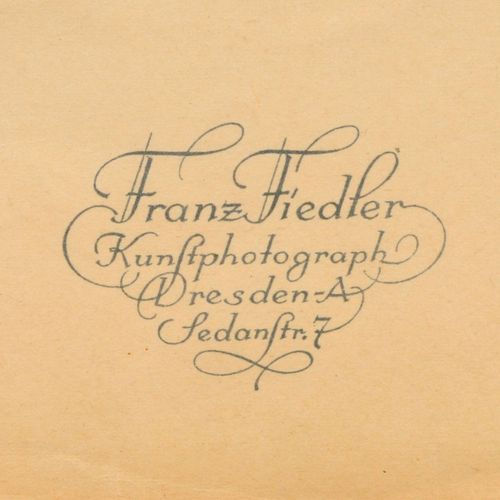 Null Franz Fiedler, Georg Gelbke con placa de grabado. Probablemente de los años&hellip;