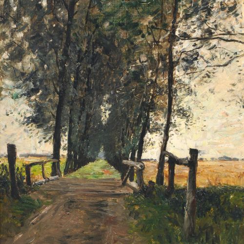 Null Olof August Andreas (Anders) Jernberg, Tree-lined Alley. Probably early 20t&hellip;