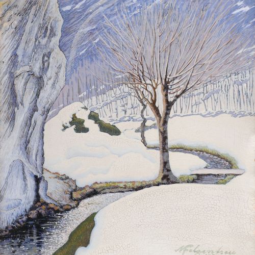 Null Max Felgentreu, arroyo nevado. 1924.
Max Felgentreu1874 Luckenwalde - 1952 &hellip;