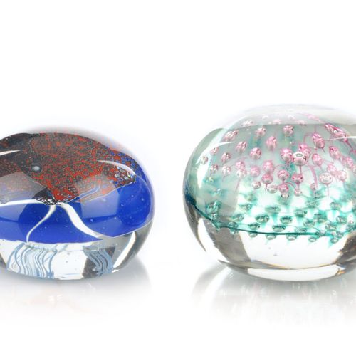 Null Zwei Paperweights. Volkhard Precht, Lauscha. 1985/1987.
Volkhard Precht 193&hellip;