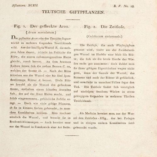 Null Johann Wilhelm Weinmann / Johann Friedrich Justin Bertuch, Trois représenta&hellip;