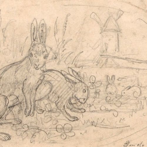 Null Guido Hammer, Vierzehn Tier-, Jagd- und Fabelszenen. Wohl 1870er Jahre.
Gui&hellip;