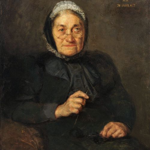 Null 弗里德里希-威廉-西奥多-海瑟，《艺术家的母亲》。可能在1910年左右。
弗里德里希-威廉-西奥多-海瑟1857年格诺恩（梅克伦堡）-1921年德累斯&hellip;