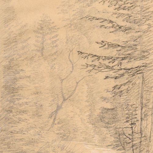 Null Oscar von Alvensleben (atribuido), Cuatro estudios forestales. Alrededor de&hellip;