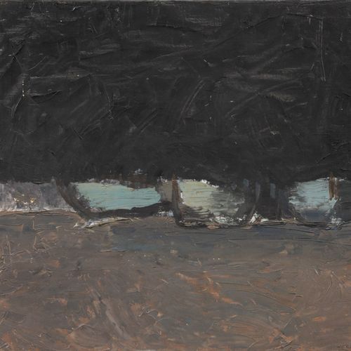 Null 沃尔夫拉姆-埃伯斯巴赫 "不夜城海滩"。1980年。
Wolfram Ebersbach 1943 Zwickau。

油和不透明的颜色在画布上。正面&hellip;