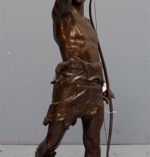 Eugène MARIOTON (1854-1933) Eugène Marioton (1854-1933)

Vainquer, Bronzeskulptu&hellip;
