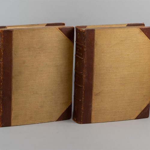 Null 亨利-亨特牧师--《伦敦及其周边地区的历史》，1811年。两卷，书本形式的第一版，当代半小牛皮--第一页上有一些斑点(B)