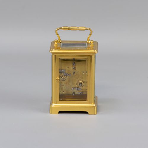 Null A travel clock, France, late 19th century, movement with alarm function in &hellip;