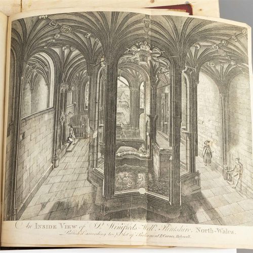 Null Francis Grose - "英格兰和威尔士的古物；作为最引人注目的废墟和古代建筑的视图集....."1773.第1-4卷为2个后期装订本。(B)&hellip;