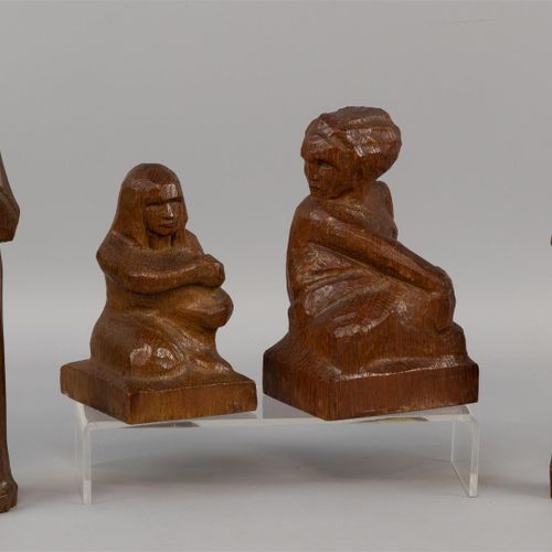 Gerard Hoppen (1885-1959) Gerard Hoppen (1885-1959)

Quatre sculptures de deux h&hellip;