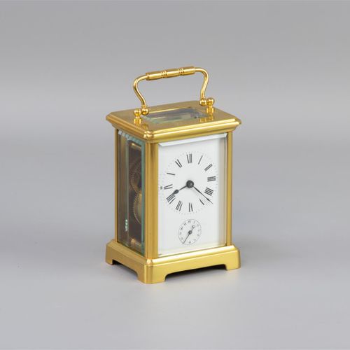 Null Un orologio da viaggio, Francia, fine XIX secolo, movimento con funzione di&hellip;