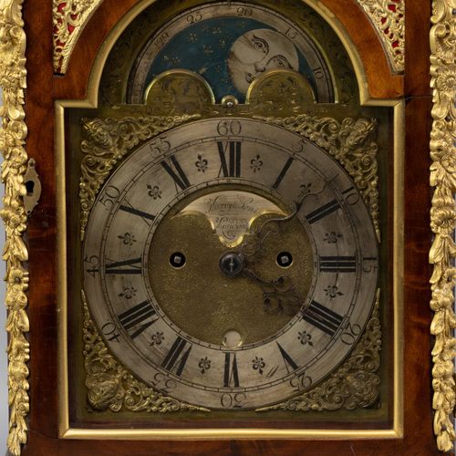 Een bracketklok, Harry & Sons, London, ca. 1800 Mécanisme d'horlogerie avec indi&hellip;