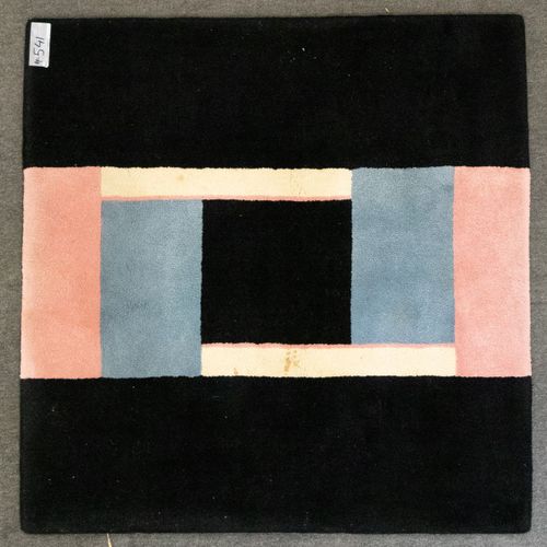 Piet Zwart (1885 - 1977) Kleed, nr. 4 羊毛，SALA地毯艺术，1993年，包括目录。宽128 x 128厘米