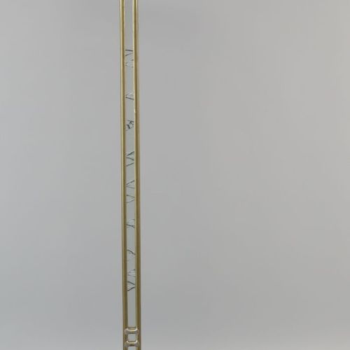 Een design tafellamp, A. Braga, Unica, jaren '90 Metallo e vetro su base in piet&hellip;