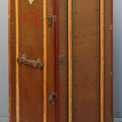 Een steamer trunk, Zumpolle, Mädler Koffer, Leipzig, , ca. 1920 船舱行李箱，帆布覆盖，部分油漆，&hellip;