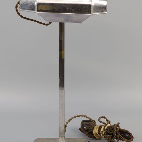 Een art deco bureaulamp, Pirouette, Parijs, jaren '30 Verchromtes Metall, 1 Leuc&hellip;