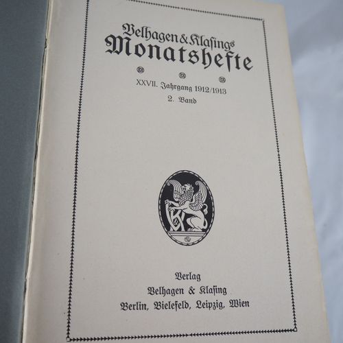 Belhagen + Klasings monthly issues, 4 volumes Belhagen + Klasings月刊，4卷

精装版，1906&hellip;