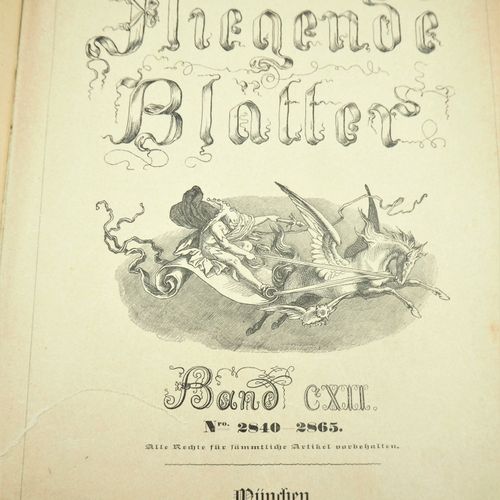 Flying leaves, 4 pieces 飞叶，4片

慕尼黑Braun + Schneider出版社的装订版。1900年左右的几卷，幽默的片子，有许多诙&hellip;