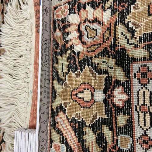 Handknotted oriental carpet, cashmere - natural silk Handknotted oriental carpet&hellip;