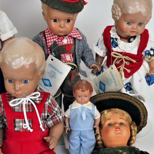Convolute Schildkröt dolls, 9 pieces Konvolut Schildkröt-Puppen, 9 Stück

Kleine&hellip;