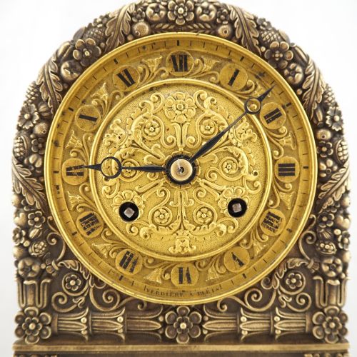 French portal clock, Empire around 1820 Reloj de portal francés, Imperio hacia 1&hellip;