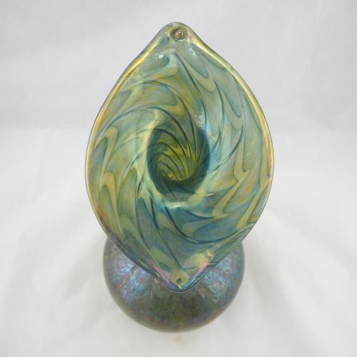 Art Nouveau vase made of glass, Rosenthal Jugendstil-Vase aus Glas, Rosenthal

a&hellip;